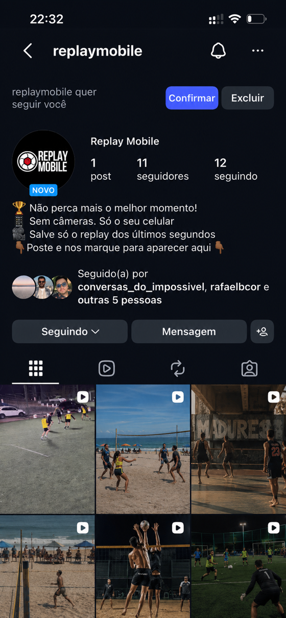 Tela Melhores Momentos